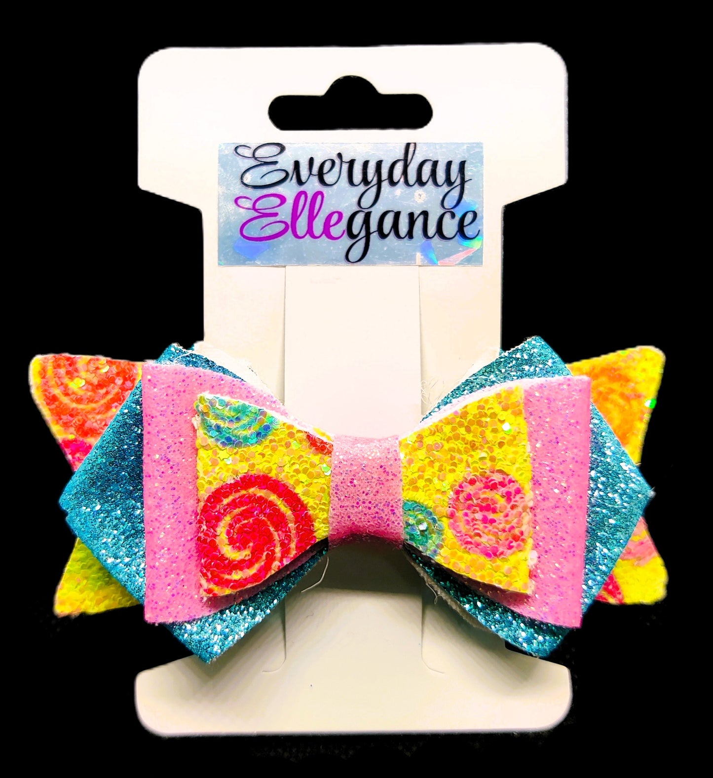 Glitter Swirls Hairbow