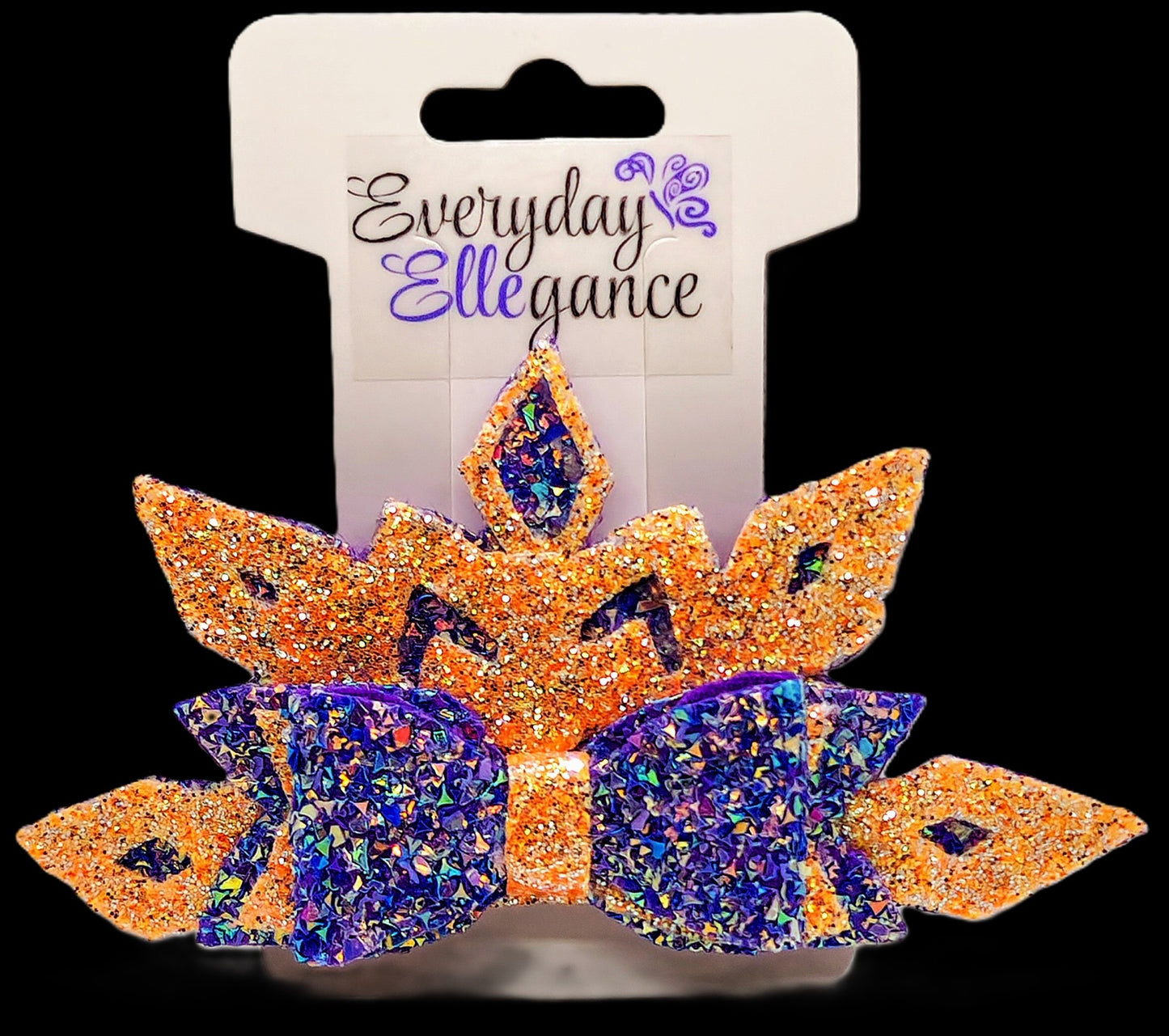 Glitter Tiara Bow