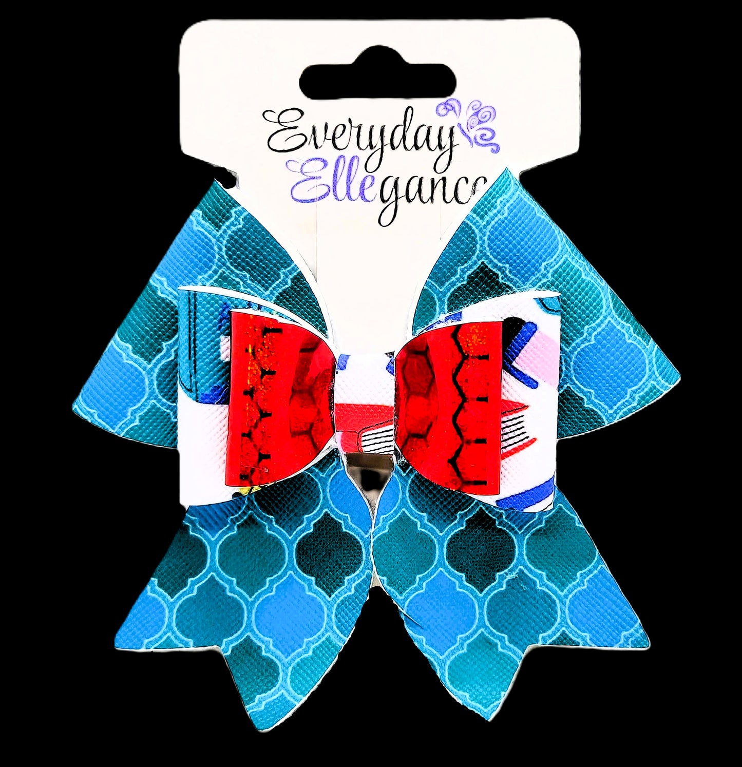 School Books Glitter Bow