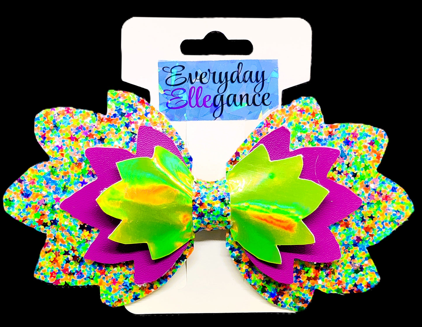 Chunky Glitter Bow