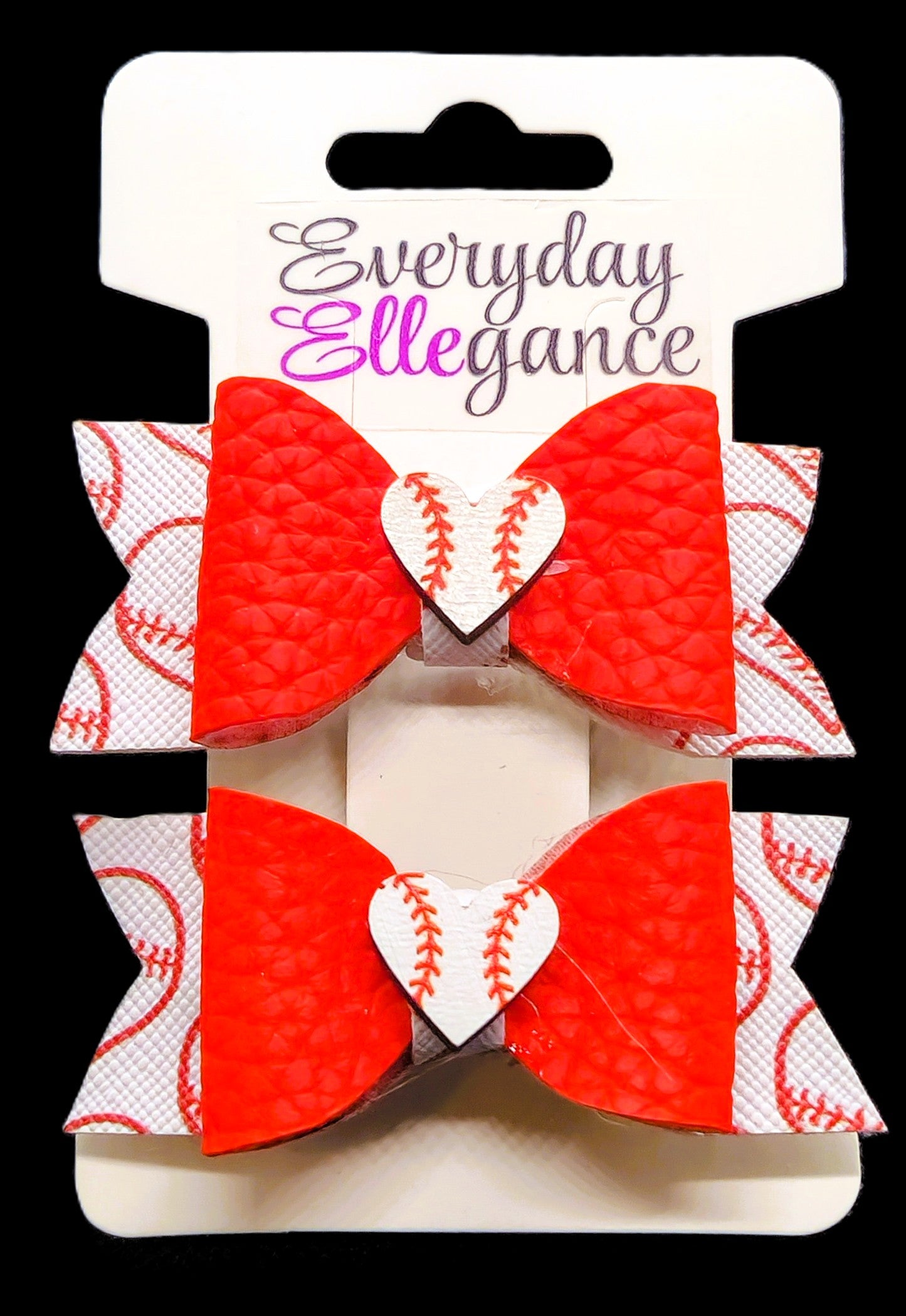 Baseball Set with Heart Baseball Accents