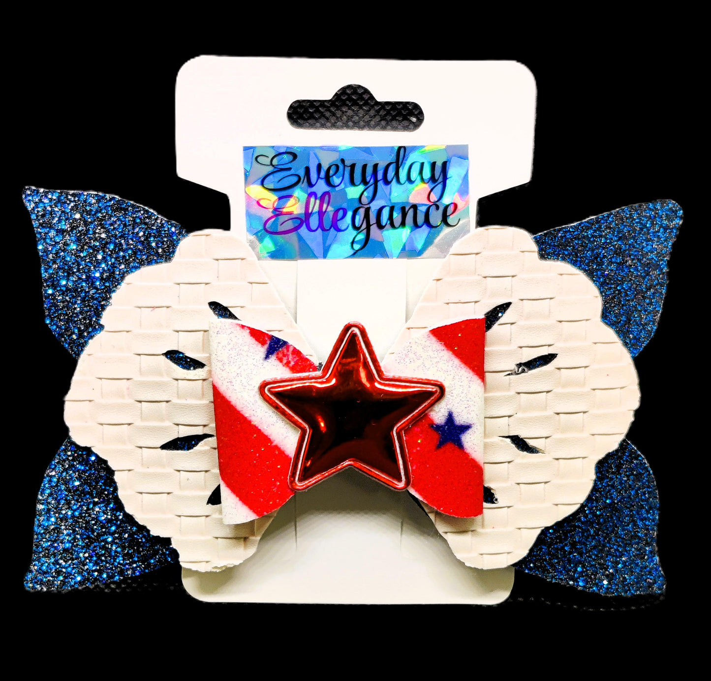 Glitter Mermaid Fins and Shells with Metallic Star Accent